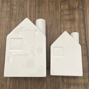 Decorative Home Decor Ceramic Houses - Set